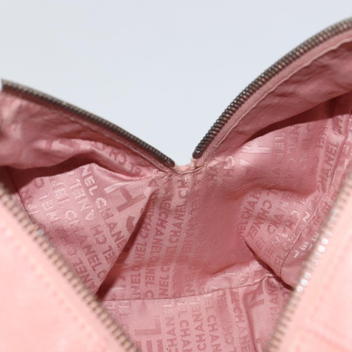 Chanel Chocolate Bar CC Bowler Bag Caviar skin, PINK, LEATHER, Handbag