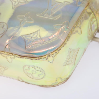 Louis Vuitton Pochette Volga Limited Edition Monogram Prism PVC, SILVER, PVC, Clutche & pouche