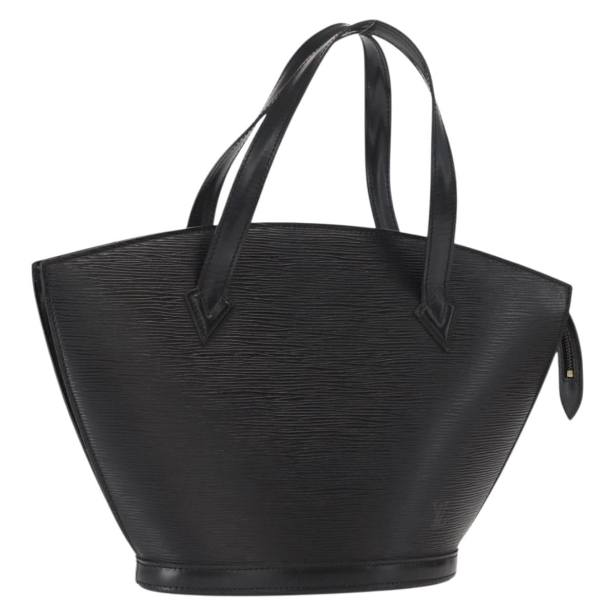 Louis Vuitton Saint Jacques Handbag Epi Leather, BLACK, LEATHER, Handbag