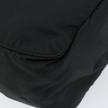 Prada Vintage Zip Handbag Tessuto, BLACK, NYLON, Handbag