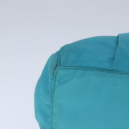 Prada Bow Convertible Tote Tessuto, BLUE, NYLON, Handbag