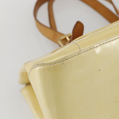 Louis Vuitton Rosewood Avenue Handbag Monogram Vernis, BEIGE, PATENT_LEATHER, Handbag