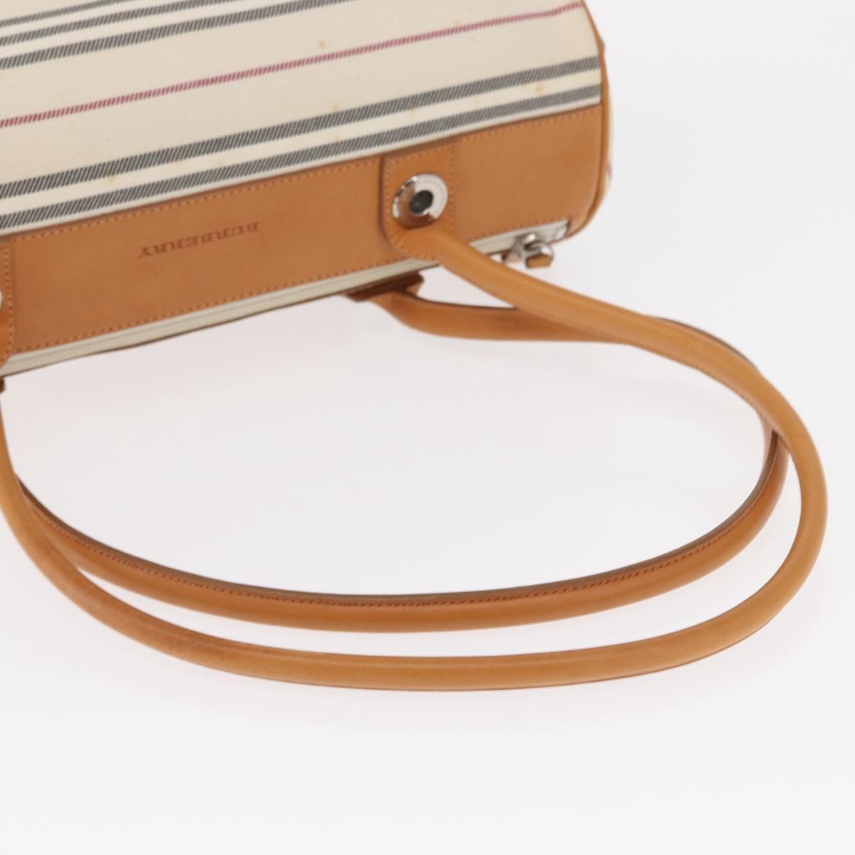 Burberry Vintage Handbag Canvas, BEIGE, CANVAS, Handbag