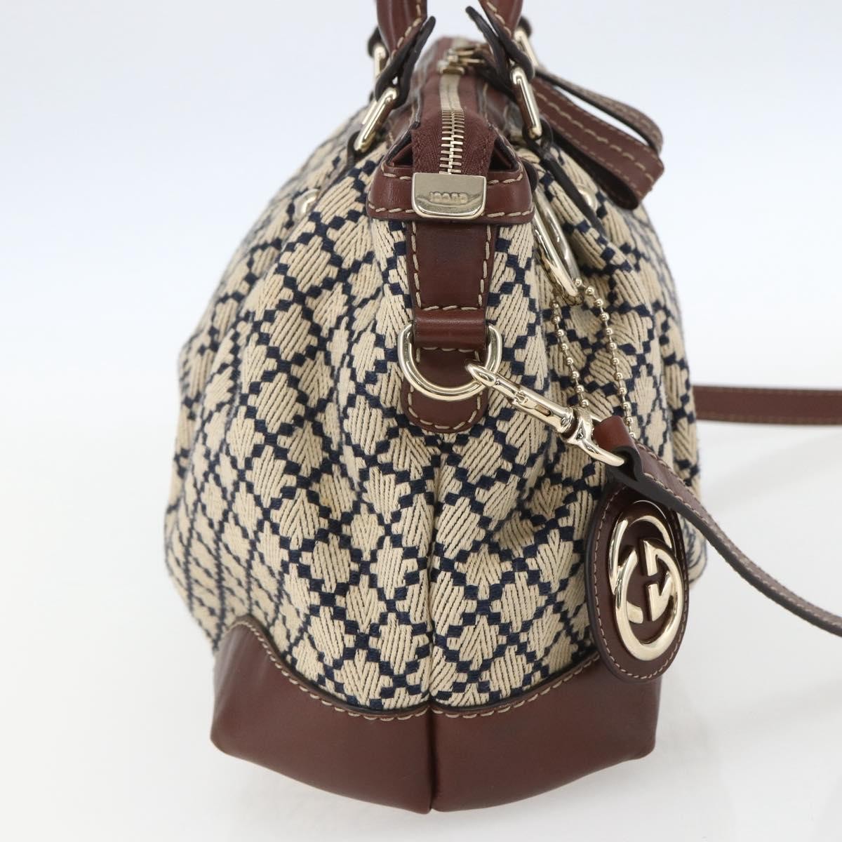 Gucci Sukey Top Handle Satchel Diamante Canvas, BEIGE, CANVAS, Handbag