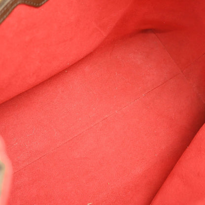 Louis Vuitton Hampstead Handbag Damier, BROWN, CANVAS, Handbag