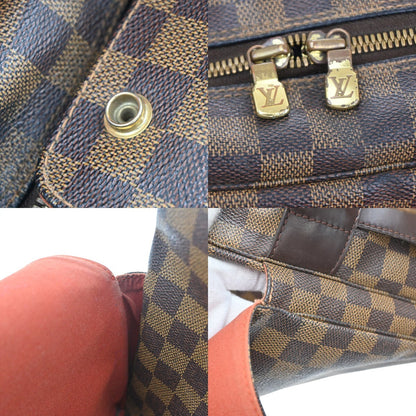 Louis Vuitton Naviglio Handbag Damier, BROWN, CANVAS, Shoulder bag