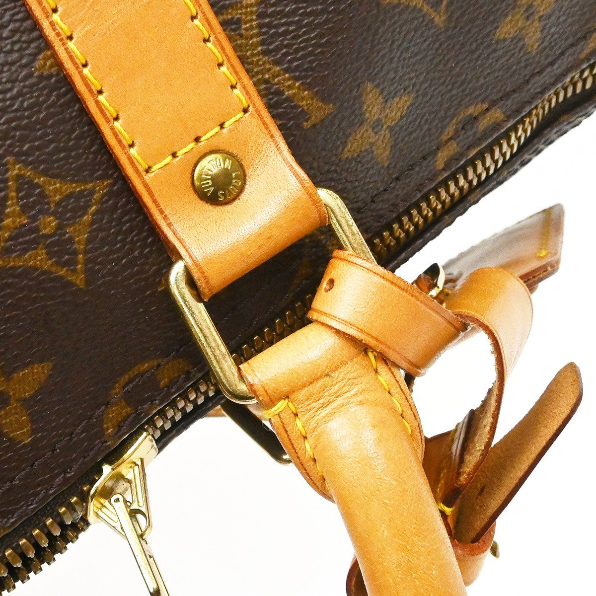 Louis Vuitton Keepall Bandouliere Bag Monogram Canvas, Brown, Canvas, Travel Bag