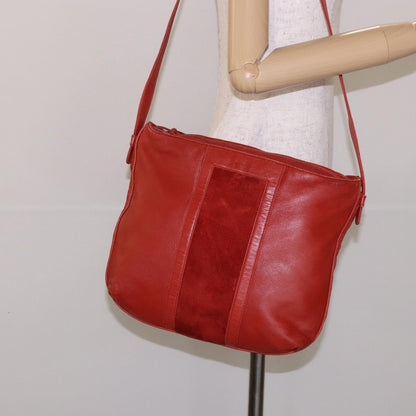 Loewe Vintage Shoulder Bag Leather, RED, LEATHER, Shoulder bag