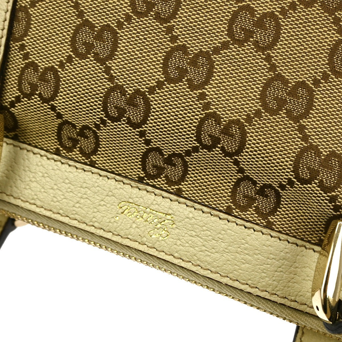 Gucci Abbey Zip Tote GG Canvas, BROWN, CANVAS, Tote bag