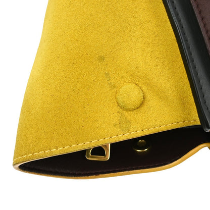 Celine Trapeze Bag Leather with Suede, MULTICOLOUR, LEATHER, Handbag