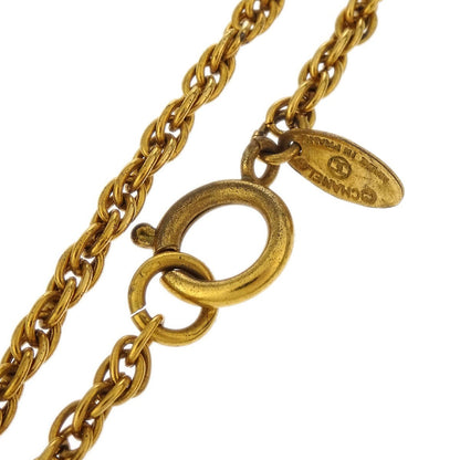 Chanel CC Pendant Necklace Metal, GOLD, GOLD_PLATED, Necklace