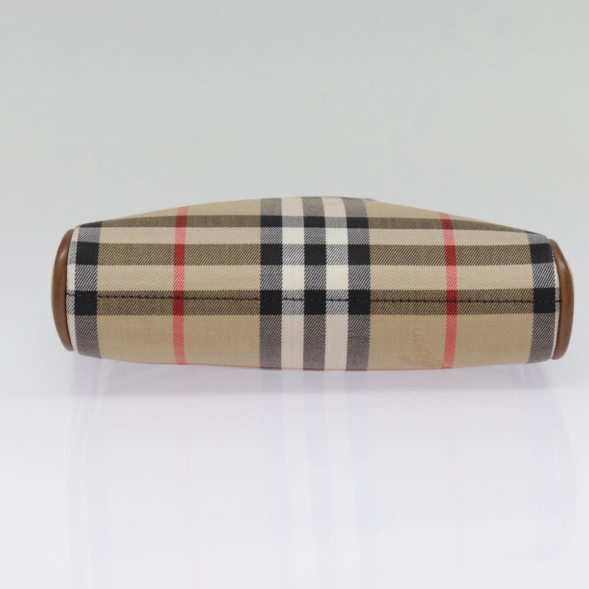 Burberry Nova Check Bowling Bag Canvas, BEIGE, CANVAS, Handbag