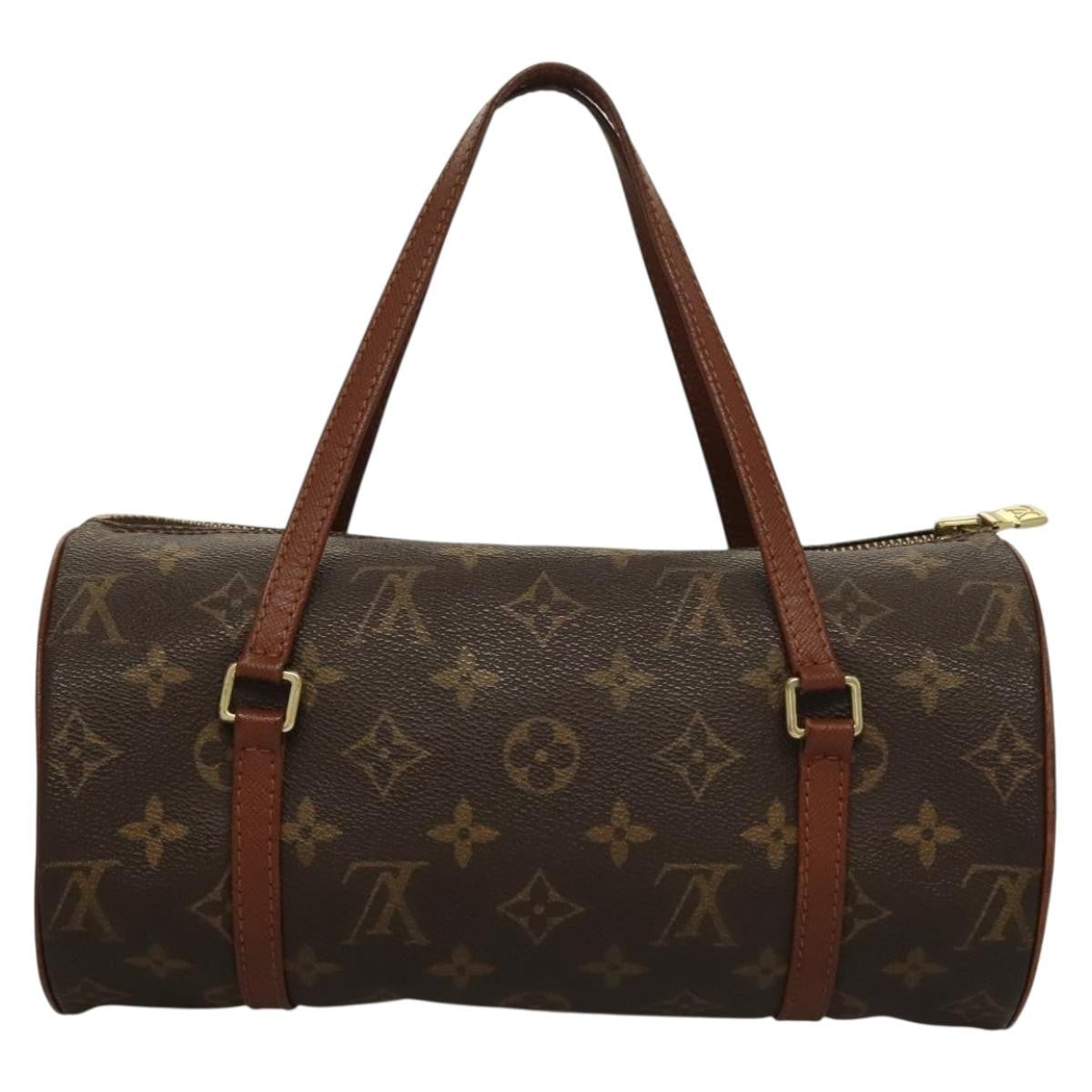 Louis Vuitton Papillon Handbag Monogram Canvas, BROWN, CANVAS, Handbag