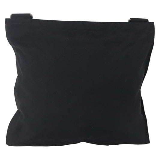 Prada Flat Messenger Bag Tessuto, BLACK, NYLON, Shoulder bag