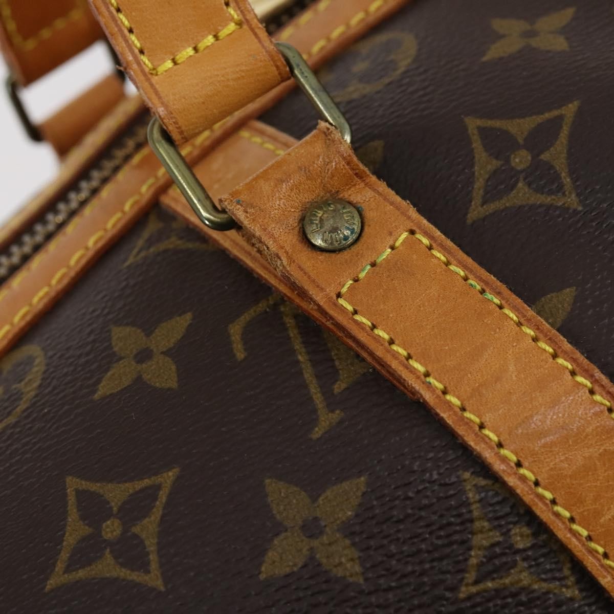 Louis Vuitton Sac Souple Handbag Monogram Canvas, BROWN, CANVAS, Travel bag