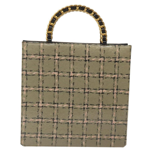 Chanel Chocolate bar tote Leather, BEIGE, LEATHER, Tote bag