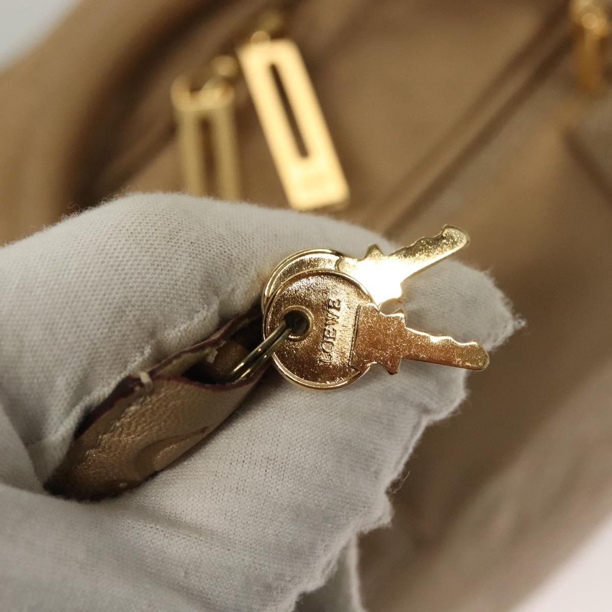 Loewe Amazona Bag Leather, GOLD, LEATHER, Handbag