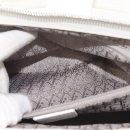 Christian Dior Vintage Handbag Leather, WHITE, LEATHER, Handbag