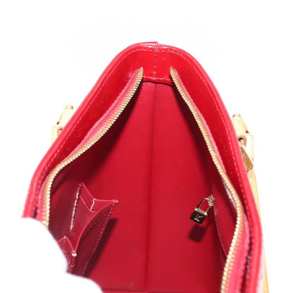 Louis Vuitton Houston Handbag Monogram Vernis, RED, PATENT_LEATHER, Handbag