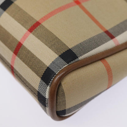 Burberry Nova Check Bowling Bag Canvas, BEIGE, CANVAS, Handbag