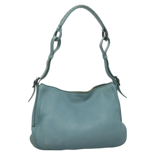 Bottega Veneta Shoulder Bag Leather, BLUE, LEATHER, Shoulder bag