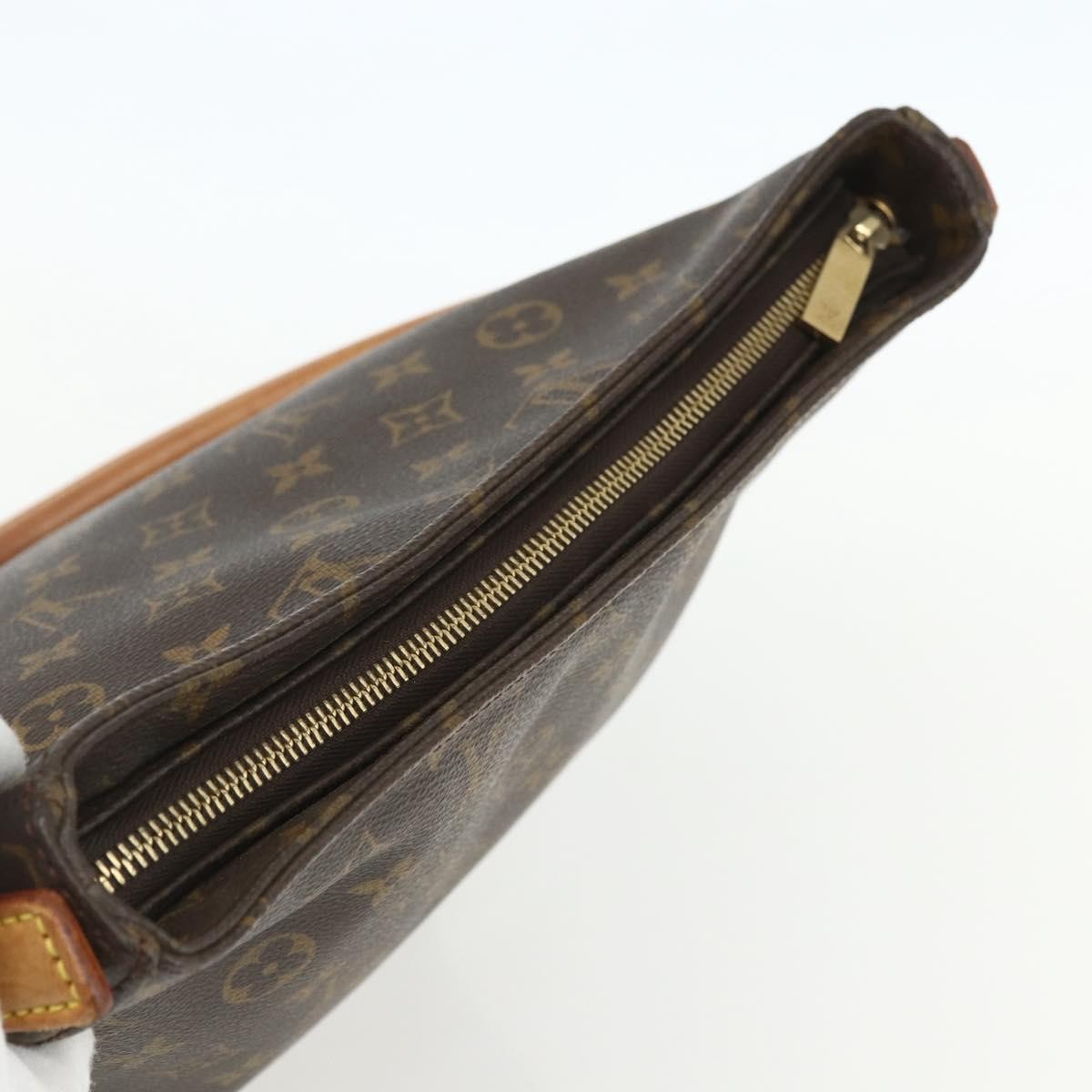Louis Vuitton Looping Handbag Monogram Canvas, BROWN, CANVAS, Shoulder bag