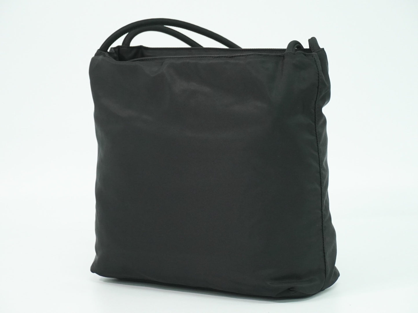 Prada Vintage Tote Tessuto, BLACK, NYLON, Tote bag
