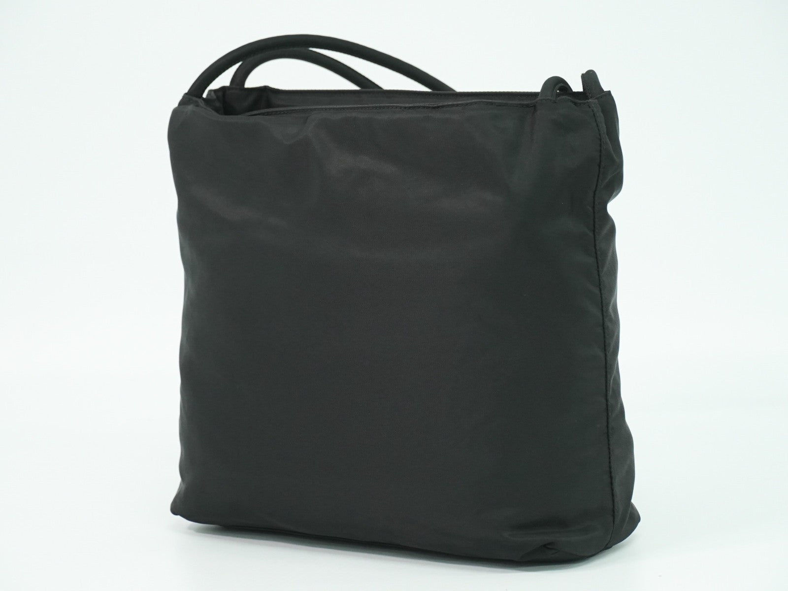 Prada Vintage Tote Tessuto, BLACK, NYLON, Tote bag