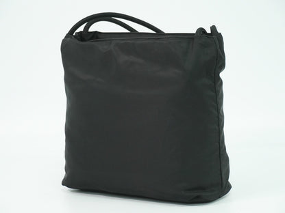 Prada Vintage Tote Tessuto, BLACK, NYLON, Tote bag