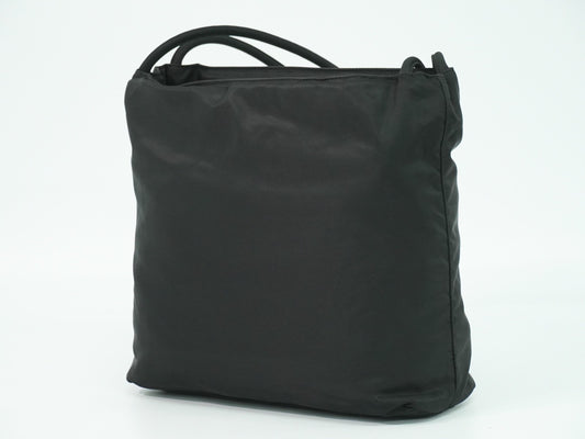 Prada Vintage Tote Tessuto, BLACK, NYLON, Tote bag