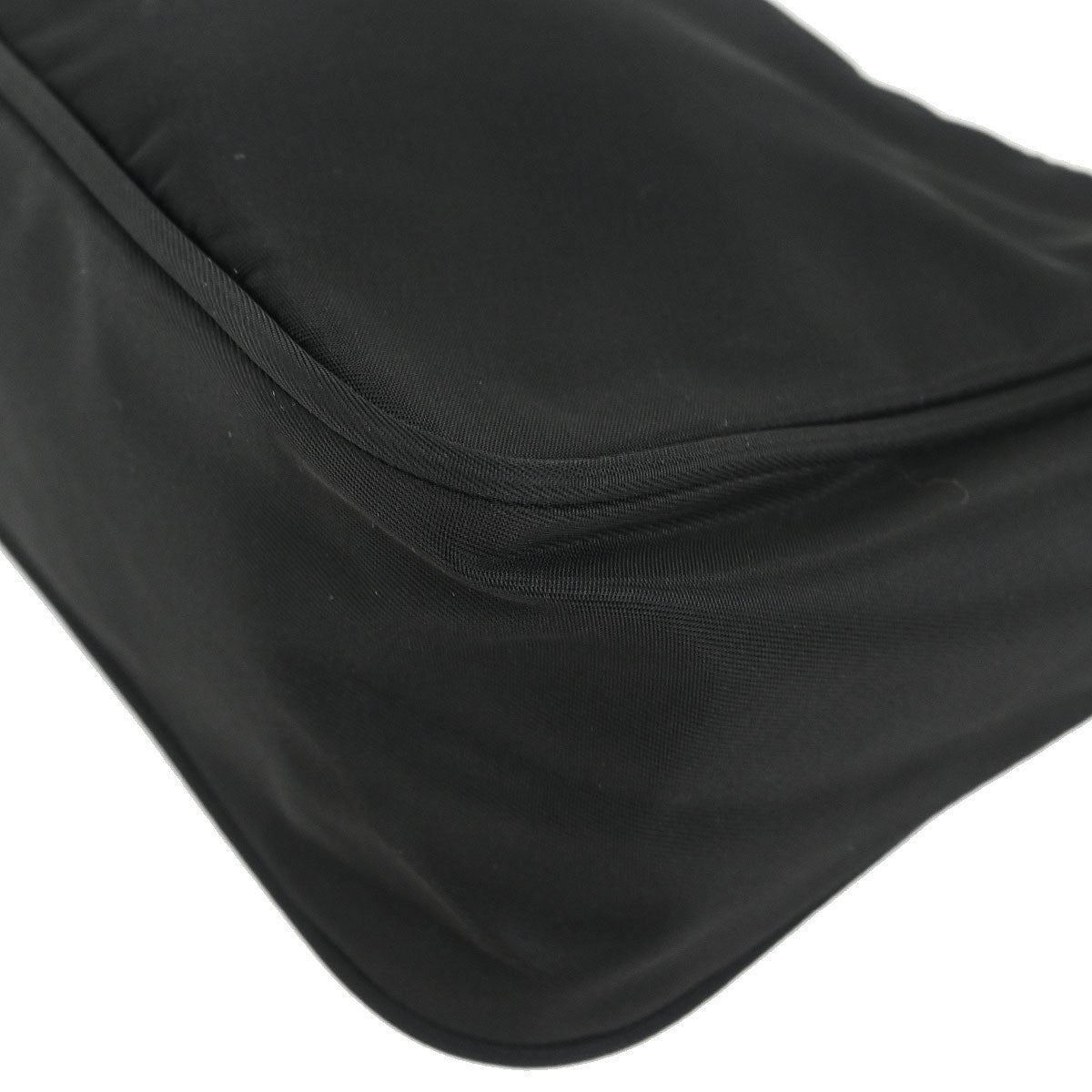 Prada Hobo Tessuto, BLACK, NYLON, Handbag