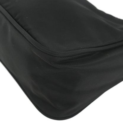 Prada Hobo Tessuto, BLACK, NYLON, Handbag
