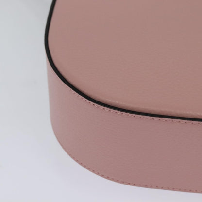 Versace Virtus Flap Messenger Bag Leather, PINK, LEATHER, Shoulder bag