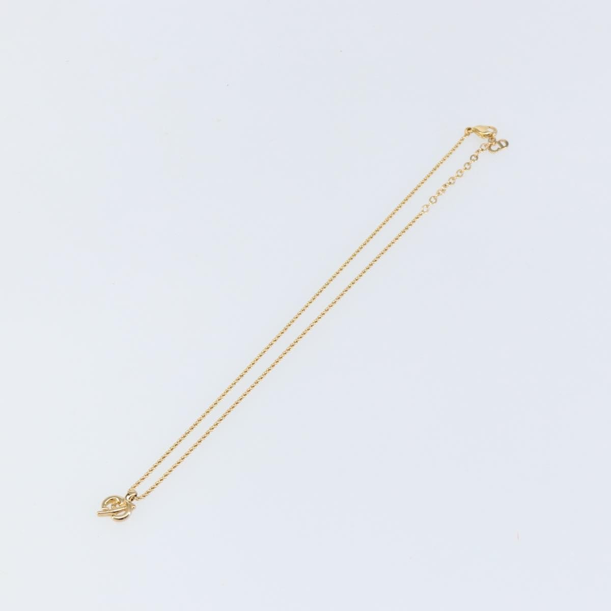 Christian Dior CD Logo necklace Metal, GOLD, METAL, Necklace