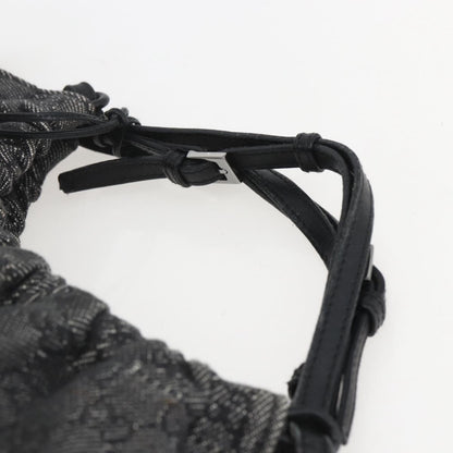 Gucci Vintage Hobo GG Canvas, BLACK, CANVAS, Handbag