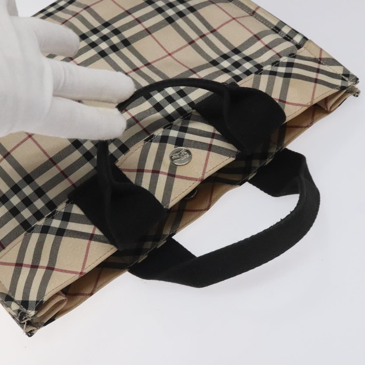 Burberry Blue Label Tote Bag Nylon, SILVER, NYLON, Tote bag