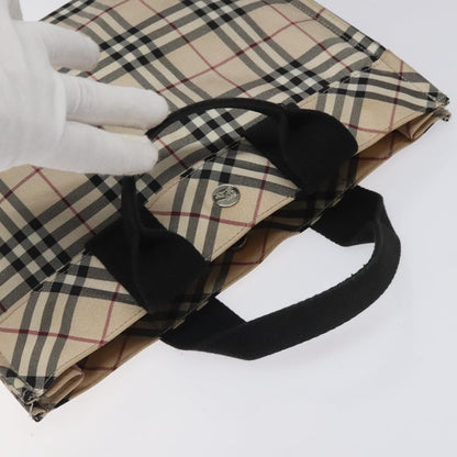 Burberry Blue Label Tote Bag Nylon, SILVER, NYLON, Tote bag