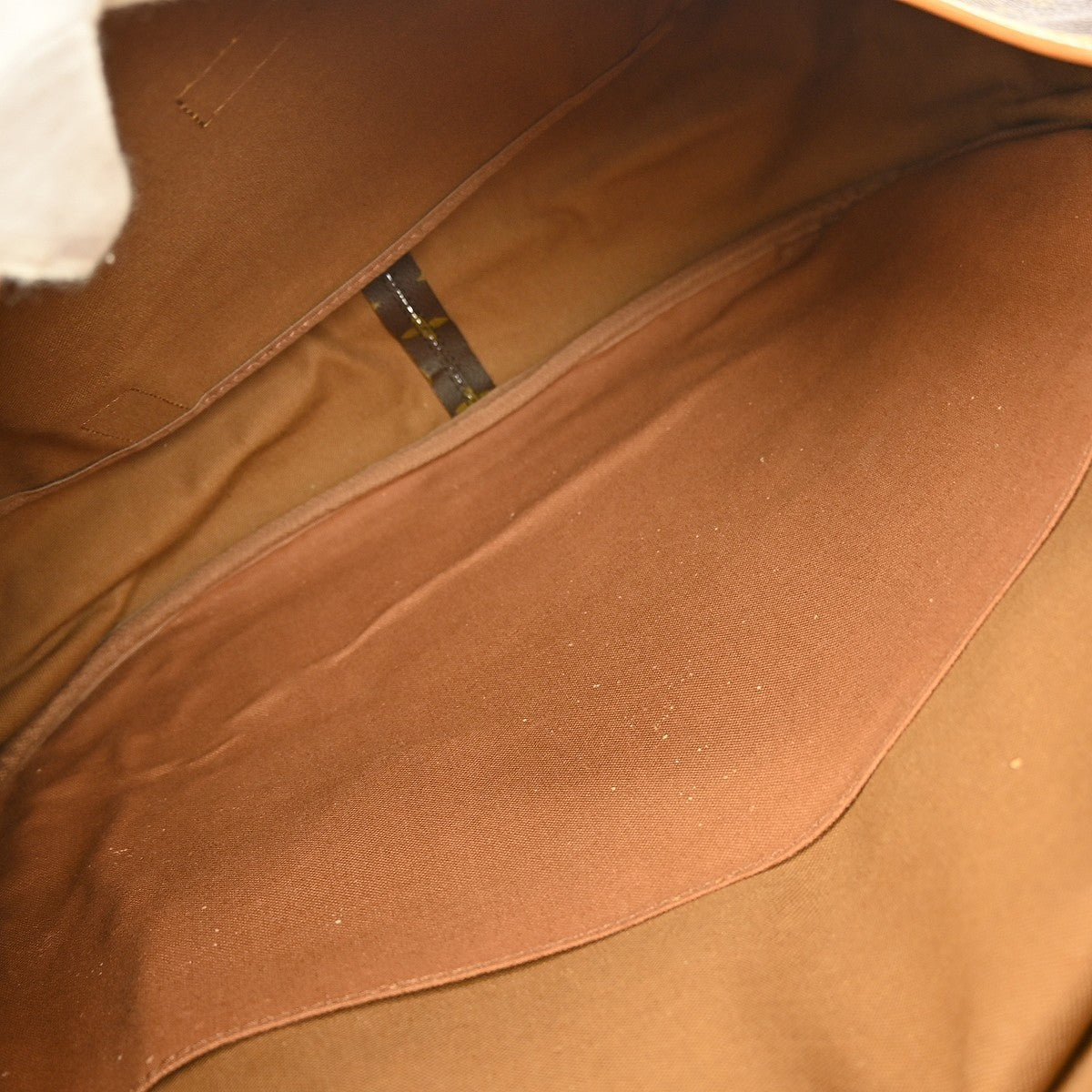 Louis Vuitton Saumur Handbag Monogram Canvas, BROWN, CANVAS, Shoulder bag