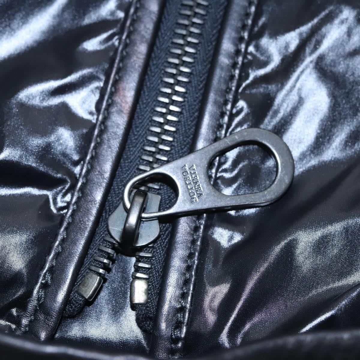 Bottega Veneta Garment Cover Canvas with Intrecciato Detail, BLACK, LEATHER, Travel bag