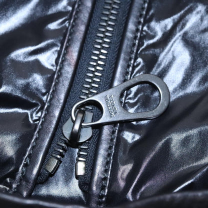 Bottega Veneta Garment Cover Canvas with Intrecciato Detail, BLACK, LEATHER, Travel bag