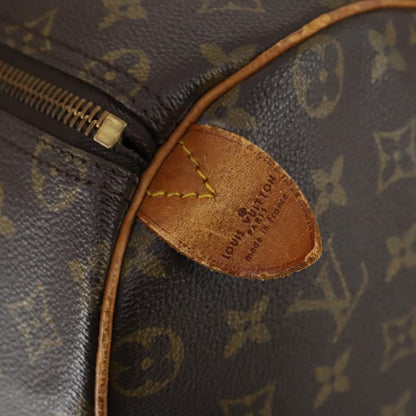 Louis Vuitton Keepall Bag Monogram Canvas, BROWN, CANVAS, Travel bag