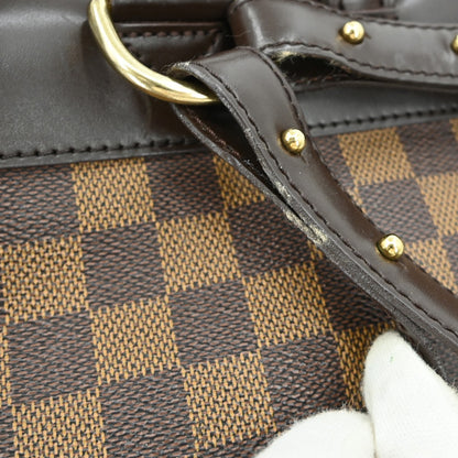 Louis Vuitton Soho Backpack Damier, BROWN, CANVAS, Backpack