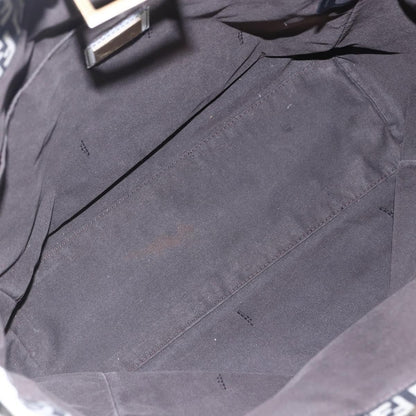 Fendi Zucca Tote bag Canvas, BLACK, CANVAS, Tote bag