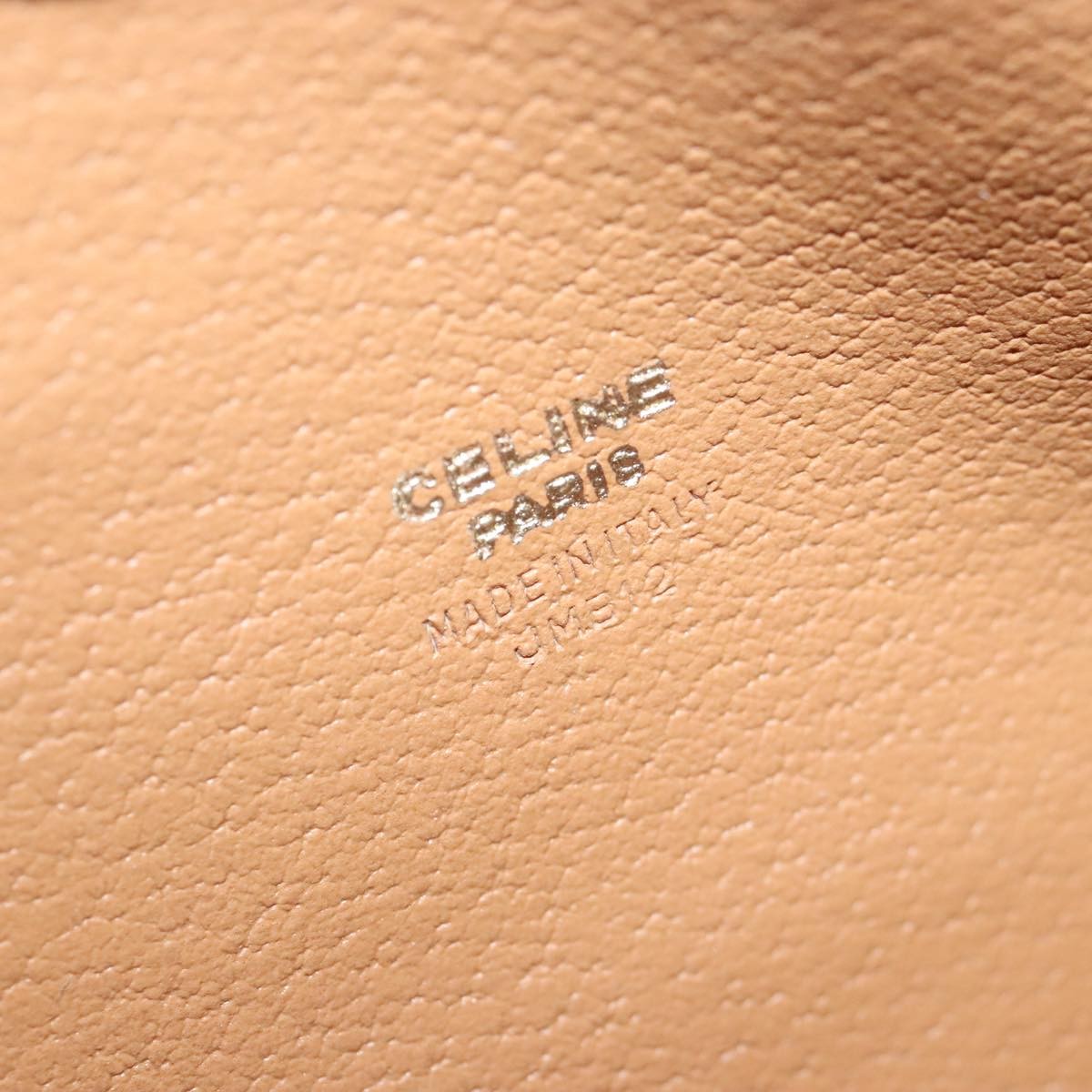 Celine Macadam Pochette Canvas and Leather, BROWN, CANVAS, Clutche & pouche