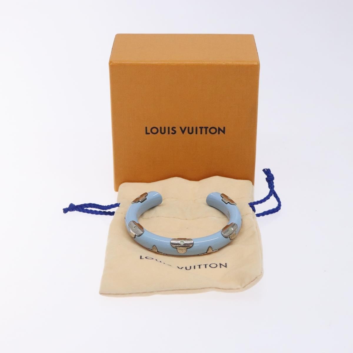 Louis Vuitton Daily Monogram Bracelet Metal, BLUE, METAL, Bracelet