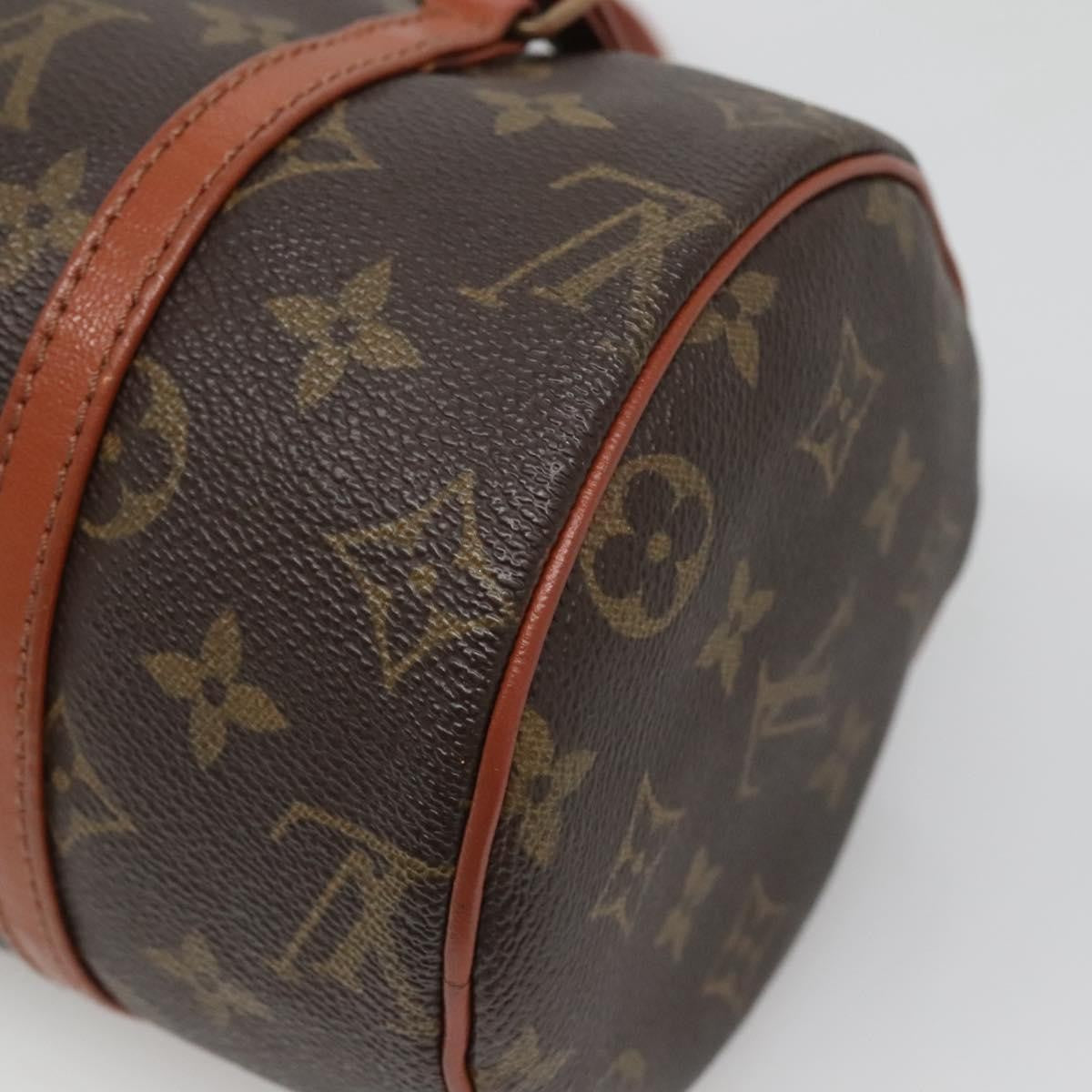 Louis Vuitton Papillon Handbag Monogram Canvas, BROWN, CANVAS, Handbag