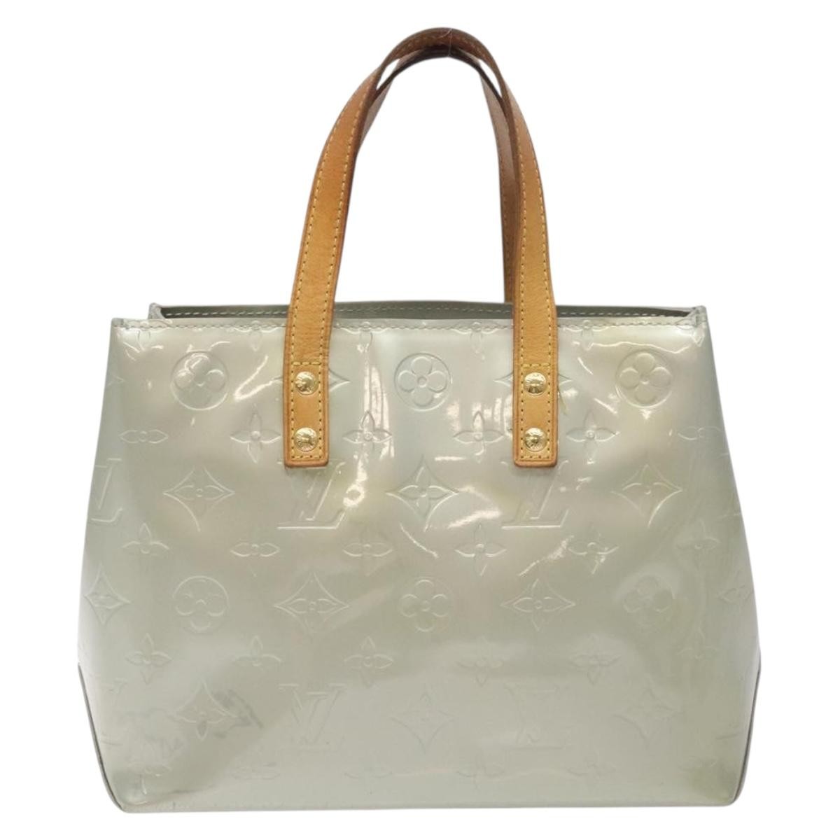 Louis Vuitton Reade Handbag Monogram Vernis, GRAY, PATENT_LEATHER, Handbag