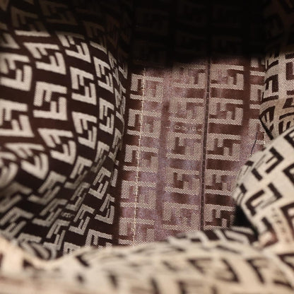 Fendi Vintage Tote Zucca Canvas, BEIGE, CANVAS, Tote bag