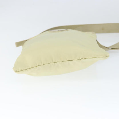 Prada Flat Messenger Tessuto, SILVER, NYLON, Shoulder bag