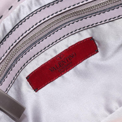 Valentino Garavani Rose Handbag Leather, PURPLE, LEATHER, Handbag